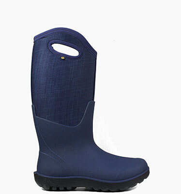 Neo-Classic Tall Linen Women's Insulated Boots in Dark Blue Multi for $131.90