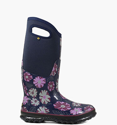 Classic Tall Winter Floral Women's Insulated Boots in Dark Blue Multi for $105.90