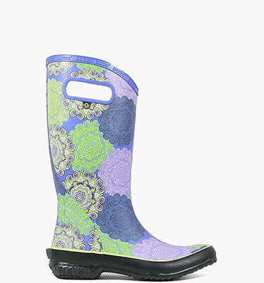 Rainboot Mandala Women's Waterproof Boots in Lavr Multi for $55.90