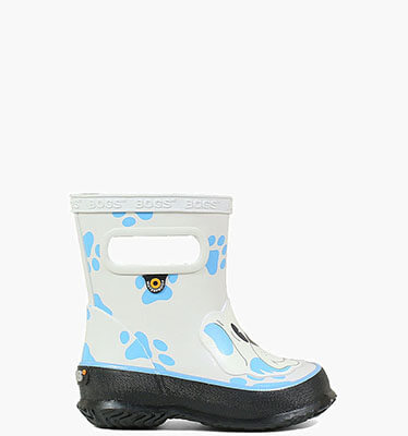 Skipper Animal Dog Kids' Rain Boots in Gray Multi for $30.90
