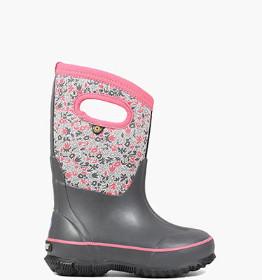 Classic Freckle Flower Kids' Winter Boots in Gray Multi for $69.90
