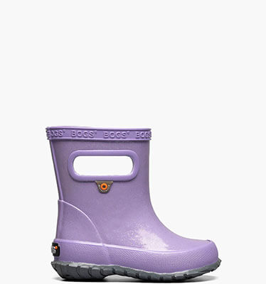 Skipper Glitter Kids' Rain Boots in Lilac for $24.99
