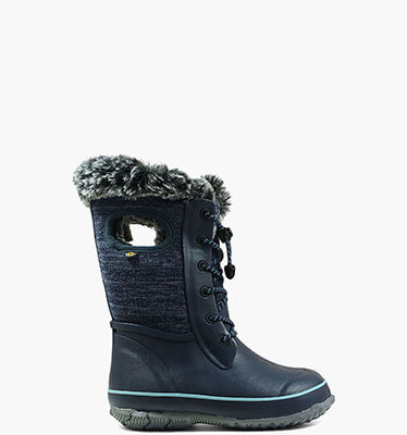 Arcata Knit Kids' Snow Boots in navy multi for $90.90
