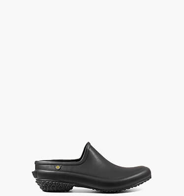 Patch Clog Solid Women's Garden Clogs in Black for $85.00