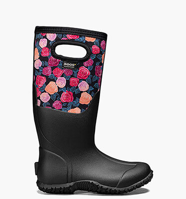 Mesa Water Rose Women's Insulated Rain Boots in Black Multi for $95.90
