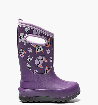 Neo-Classic Kitties Kids' Winter Boots in Purple Multi for $81.90