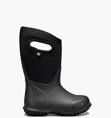 York Solid Kids' Insulated Rain Boots in Black for $85.00