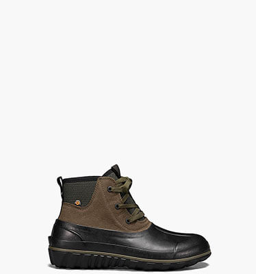 Casual Lace Men's Casual Boots in Dark Green for $150.00