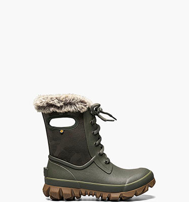 Arcata Tonal Camo Women's Winter Boots in Dark Green for $142.99