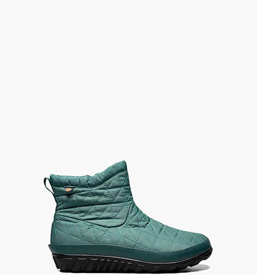 Snowday II Short Women's Waterproof Slip On Boots in Jade for $97.99