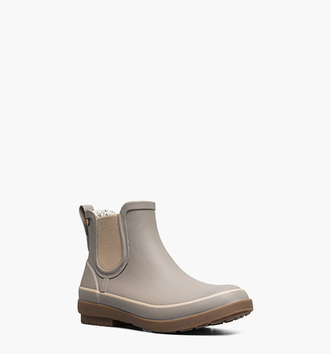 Amanda Chelsea II Women's Slip On Rain Boots in Toffee for $120.00