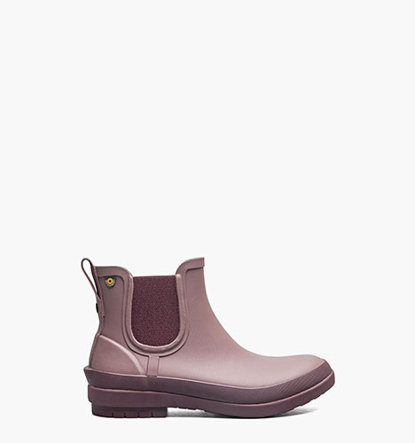 Amanda Chelsea II Women's Slip On Rain Boots in Rose for $120.00