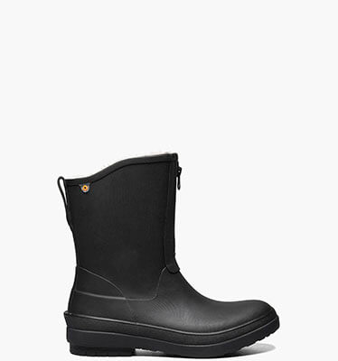 Amanda II Zip Women's Rain Boots in Black for $125.00