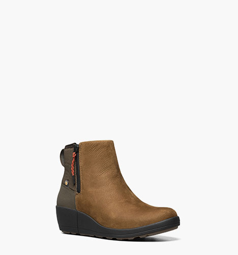 Vista Rugged Zip Women's Casual Boots in Cognac Multi for $85.90
