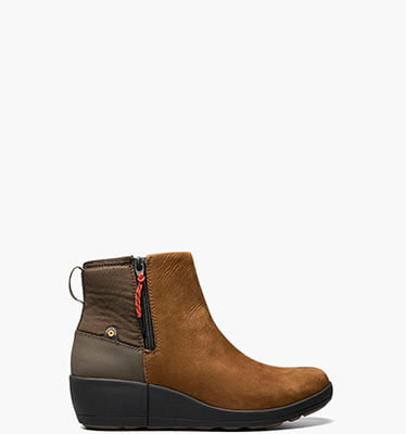 Vista Rugged Zip Women's Casual Boots in Cognac Multi for $85.90