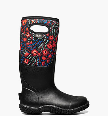 Mesa Super Flowers Women's Farm Boots in Black Multi for $69.99