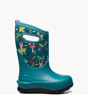 Neo-Classic Mushrooms Kids' Winter Boots in Teal Multi for $87.90