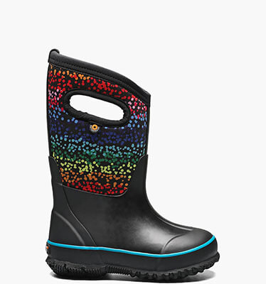 Classic Rainbow Kids' Winter Boots in Black Multi for $74.90