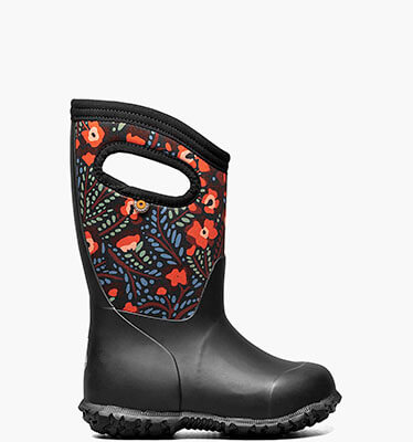 York Super Flower Kids' Rain Boots in Black Multi for $80.00
