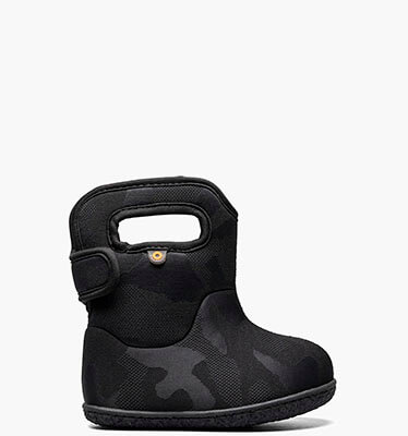 Baby Bogs Tonal Camo Toddler Rain Boots in Black for $51.90