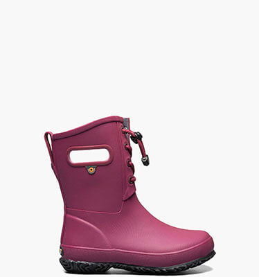 Amanda Plush Lace II Kids' Insulated Rain Boots in Berry for $85.00