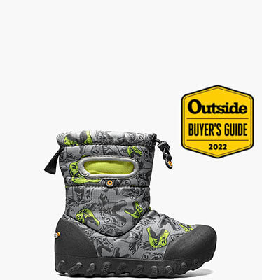 B-Moc Snow Cool Dinos Kids' Winter Boots in Gray Multi for $71.90