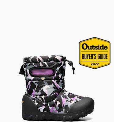 B-Moc Snow Winter Mountain Kids' Winter Boots in Black Multi for $62.90