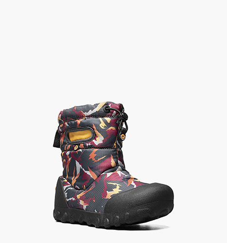 B-Moc Snow Winter Mountain Kids' Winter Boots in Dark Gray Multi for $62.90