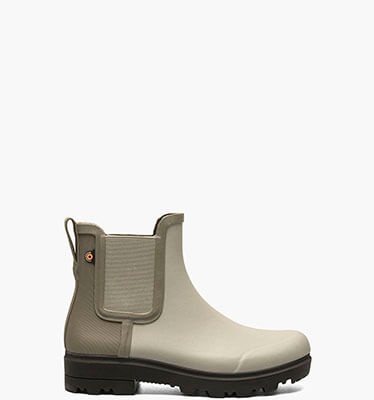 Holly Chelsea Women's Rain Boots in Taupe for $75.00