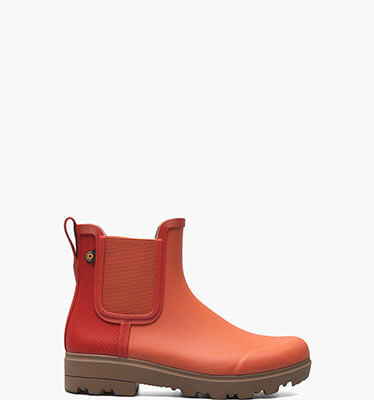 Holly Chelsea Women's Rain Boots in Burnt Orange for $110.00