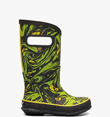 Rainboot Spooky Kids' Rain Boots in Black Multi for $55.00