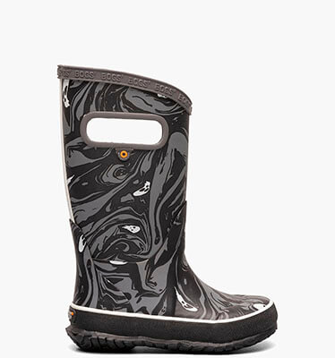 Rainboot Spooky Kids' Rain Boots in Gray Multi for $43.90