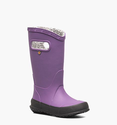 Rainboots Plush Kids' Rain Boots in Purple for $80.00