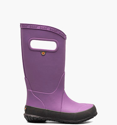 Rainboot Plush Kids' Rain Boots in Purple for $70.00