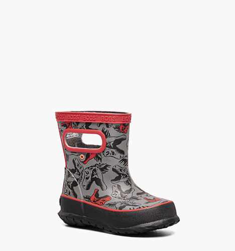 Skipper Cool Dinos Kids' Rain Boots in Gray for $29.99