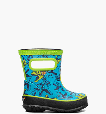 Skipper Cool Dinos Kids' Rain Boots in Electric Blue for $37.50