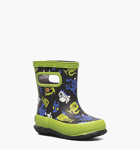 Skipper Cool Monsters Kids' Rain Boots in Black Multi for $29.99