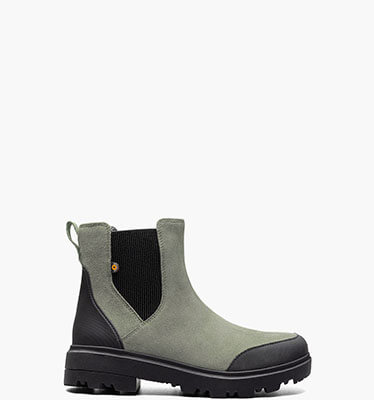 Holly Chelsea Leather  in Green Ash for $185.00