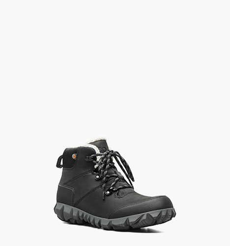 Arcata Urban Leather Mid Women's Winter Boots in Black for $125.99
