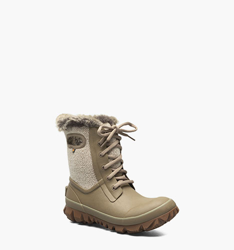Arcata Cozy Chevron Women's Winter Boots in Taupe for $142.99