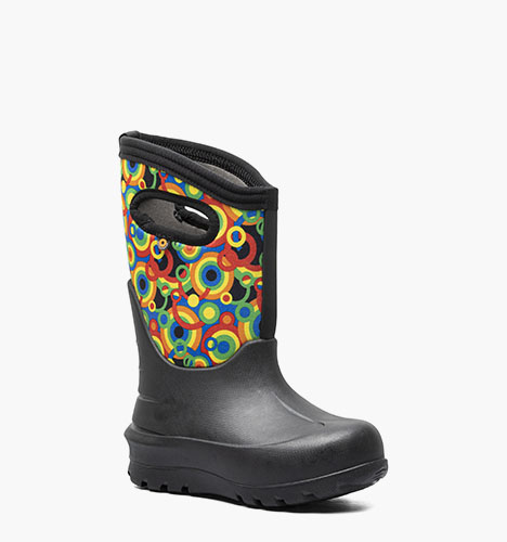Neo-Classic Circle Geo Kids' Winter Boots in Black Multi for $76.99