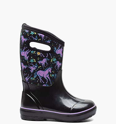 Classic II Unicorn Kids' 3 Season Boots in Black Multi for $78.75