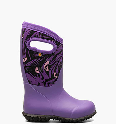 York Spooky Kids Insulated Rainboots in Violet Multi for $85.00
