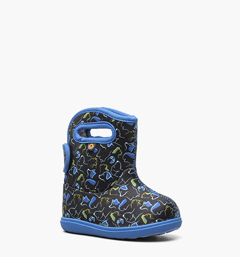 Baby Bogs II Pets Toddler Rain Boots in Black Multi for $50.75
