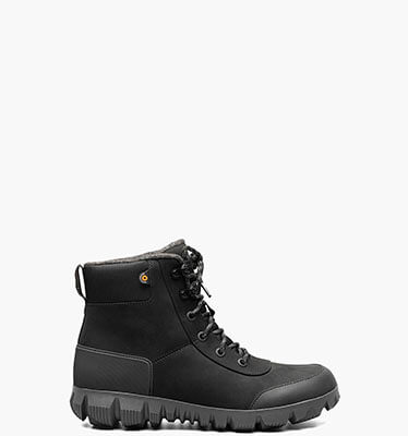 Arcata Urban Leather Mid Men's Winter Boots in Black for $205.00