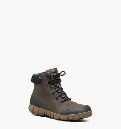 Arcata Urban Leather Mid Men's Winter Boots in Chocolate for $108.99