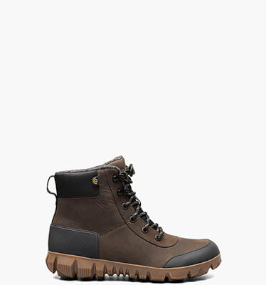 Arcata Urban Leather Mid Men's Winter Boots in Chocolate for $205.00