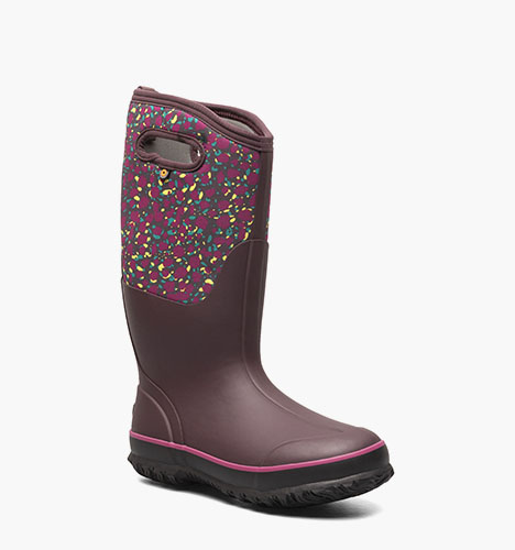 Classic Tall Animals Women's Winter Boots in Burgundy Multi for $92.99
