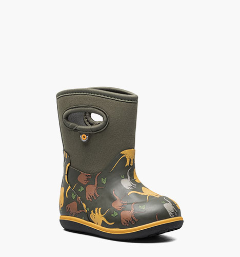 Baby Classic Good Dino Baby Boots in Green Multi for $56.25
