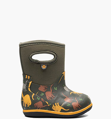 Baby Classic Good Dino Baby Boots in Green Multi for $56.25